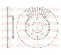 REMSA 2x Disco Frontale Ø274mm Ventilato per Mazda Xedos 6 MPV II Ca Lw Ta