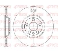 REMSA 2x Disco Frontale Ø285mm Ventilato per Mercedes Sl Peugeot 807 R129 e .
