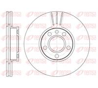 REMSA 2x Disco Frontale Ø299.8mm Ventilato per VW Transporter IV Bus . Sharan