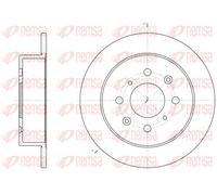 REMSA 2x Disco Posteriore Ø239mm Pieno per Honda Jazz II Civic VI Hatchback