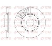Remsa Dischi freno 61466.10 Anteriori ventilati Ø279.6 mm 2x per Nissan Juke