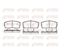 REMSA Kit pastiglie freni Anteriore per DAIHATSU CHARADE III (G100, G101, G102)