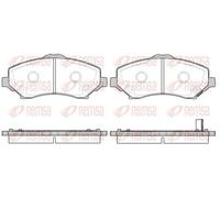 REMSA Kit pastiglie freni Anteriore per FIAT Freemont (345) per DODGE Nitro SUV
