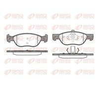 REMSA Kit pastiglie freni Anteriore per FIAT GRANDE PUNTO (199) PUNTO (188)
