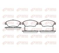 REMSA Kit pastiglie freni Anteriore per HONDA CIVIC VI Hatchback (EJ, EK)