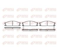 REMSA Kit pastiglie freni Anteriore per NISSAN TERRANO I (WD21) 0236.02