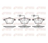 REMSA Kit pastiglie freni Anteriore per VW SHARAN (7M8, 7M9, 7M6) 0721.02