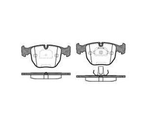 REMSA Kit pastiglie freni Anteriore predisposto per visualizzazione avviso usura con accessori con molla 0596.00 Compatibilità con BMW X3 E83 5 Sedan E39 X5 E53 3 Coupe E36 5 Touring E39 7 E38