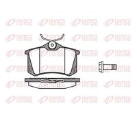 REMSA Kit pastiglie freni Posteriore con accessori con molla 0263.05