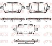 REMSA Kit pastiglie freni Posteriore per OPEL Astra K Hatchback (B16) 1628.02