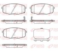 REMSA Pastiglie Bremsbelegsatz Frontale per Hyundai i30 Familiare Kia Cee'D Bn
