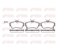 REMSA Pastiglie Freno Bremsbelegsatz Frontale Adatto A per Chrysler PT Cruiser