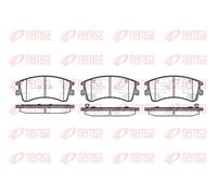 REMSA Pastiglie Freno Bremsbelegsatz Frontale Adatto A per Mazda 6 Station Wagon