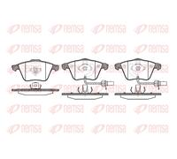 REMSA Pastiglie Freno Bremsbelegsatz Frontale per Audi A4 A6 Allroad Seat Exeo