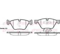 REMSA Pastiglie Freno Bremsbelegsatz Frontale per BMW 3er Touring 1er Jaguar