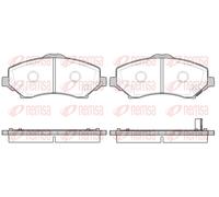 REMSA Pastiglie Freno Bremsbelegsatz Frontale per Jeep Wrangler III Cherokee