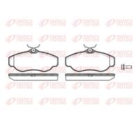 REMSA Pastiglie Freno Bremsbelegsatz Frontale per Land Rover Discovery II