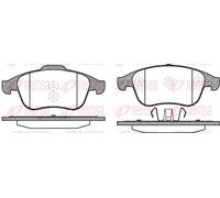 REMSA Pastiglie Freno Bremsbelegsatz Frontale per Renault Scénic III Grand