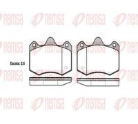 REMSA Pastiglie Freno Bremsbelegsatz Frontale per Seat Ibiza IV Renault Clio II