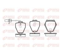 REMSA Pastiglie Freno Bremsbelegsatz Frontale per VW Passat Variant Audi Allroad