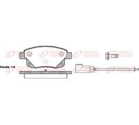 REMSA Pastiglie Freno Bremsbelegsatz Posteriore per Ford Transit Bus Tourneo