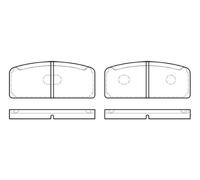 Remsa - Set di pastiglie per Freno a Disco, 0.020,10