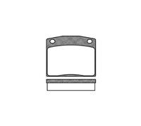 Remsa - Set di pastiglie per Freno a Disco, 0.083,10