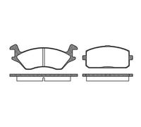 Remsa - Set di pastiglie per Freno a Disco, 0.105,00