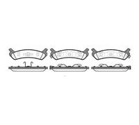 Remsa - Set di pastiglie per Freno a Disco, 0.359,00