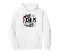 Remus Lupo Romano Roma Romolo Mitologia Leggenda Felpa con Cappuccio