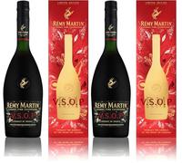 Rémy Martin V.S.O.P. 70cl Special Pack - Cognac Fine Champagne. Note di Vaniglia, Albicocca e Pera Candita. 40% Vol.; Idea Regalo Esclusiva (Confezione da 2)