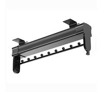 REMYS Push-Pull Wardrobe Organizer Storage Rack,Metal Framed Pull Out Clothes Rail with Buffer System,Hanging Clothes Rod for Closet(51cm)