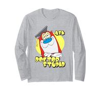 Ren And Stimpy Ask Doctor Stupid Stimpson J Cat Cartoon Maglia a Manica