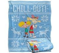 Ren And Stimpy Chill Out Coperta super morbida al tatto setoso - 152 x 127 cm