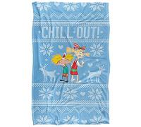 Ren And Stimpy Chill Out Coperta super morbida al tatto setoso - 91 x 147 cm