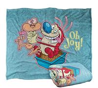 Ren And Stimpy Oh Joy Coperta super morbida al tatto setoso - 152 x 127 cm