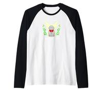 Ren-World 73 Giapponese Shintoista 8 Milioni Naturale Simbiosi Santuario Pace Jizo Sorriso Speranza Preghiera Compassione Zen Giapponese Maglia con Maniche Raglan