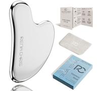 Rena Chris Gua Sha Viso: Massaggiatore Viso, Gua Sha in Acciaio Inox, Guasha per