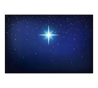 Renaiss 1.8x1.2m Cielo stellato sfondo fotografico Notte stellata fondale Santo Natale Stella Nascita di Gesù sfondo Presepe di Natale decorazione della chiesa Studio fotografico oggetti di scena