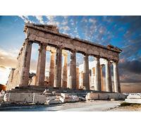 Renaiss 3x2.5m Grecia Pilastro di Marmo Fotografia Sfondo Acropoli Antica Rovina Sito Sfondo Partenone Tempio Sfondo di Viaggio Bambino Adulto Ritratti Studio Puntelli