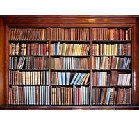 Renaiss 3x2.5m Libreria retrò Scaffale da scaffale per fotografia Scaffale di libri vintage Libri classici Sfondo Studenti Bambini Adulti Ritratti artistici Riprese in studio fotografico Puntelli