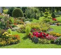 Renaiss 4.5x3m Primavera giardino fotografia sfondo prato fiorito parco natura paesaggio sfondo banner festa ragazza bambino adulto ritratto scatto foto video ripresa vinile studio puntelli