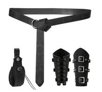 Renaissance Accessories, Medieval Waist Pouch, Vintage Leather Bag, Adjustable Strap Closure, Handmade Costume Detail, Cosplay Festival Outfit for Themed Event Fair Gathering