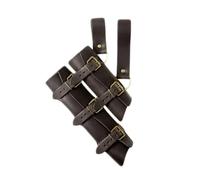 Renaissance Armi Carrier - Finta pelle fibbia rana, universale per appendere abiti d'epoca, cintura per costume d'epoca, cinturino di sospensione in stile retrò, per armi cosplay, fondina