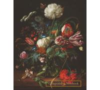 Renaissance Art Composition Journal: Renaissance Art | Dark Academia | Flowers | Botanical | 100 pages | College Ruled