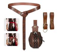 Renaissance Belt Accessories, Medieval Renaissance Bag Cosplay Costume Pouch, Vintage Waist Purse Outfit Supplies for Women Adults Convention Fair Theater Stage Photoshoot