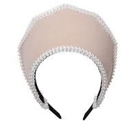 Renaissance Elizabethan Tudor Queen Royal Coronet Cappuccio Cappello Donna Anne Boleyn Fascia Vittoriana