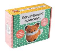 Renard kawaï au crochet: Coffret avec tout le matériel inclus
