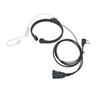 Renastar Microfono tattico e auricolare walkie-talkie collo pezzi con ptt vox 2 pin per Midland