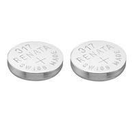 Renata 2 Batterie 317 Per Orologio Fatte In Svizzera Silver Oxide 1.5 v(SR516SW